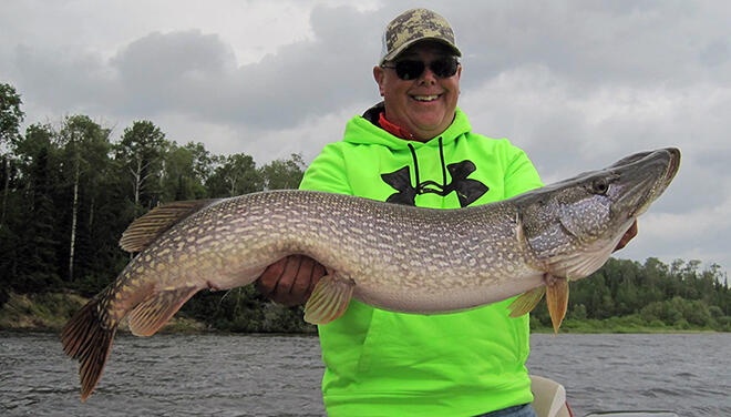 Fred Grems landed this massive 46