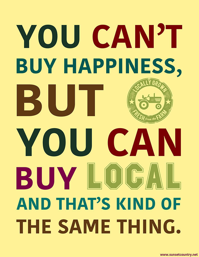 Buy locally in Northwest Ontario