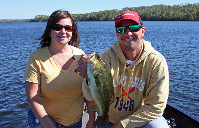 Jeff's largemouth bass caught on Lake of the Woods