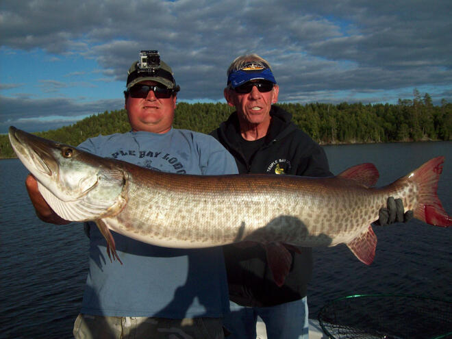 Randy Filas holding his 53.5