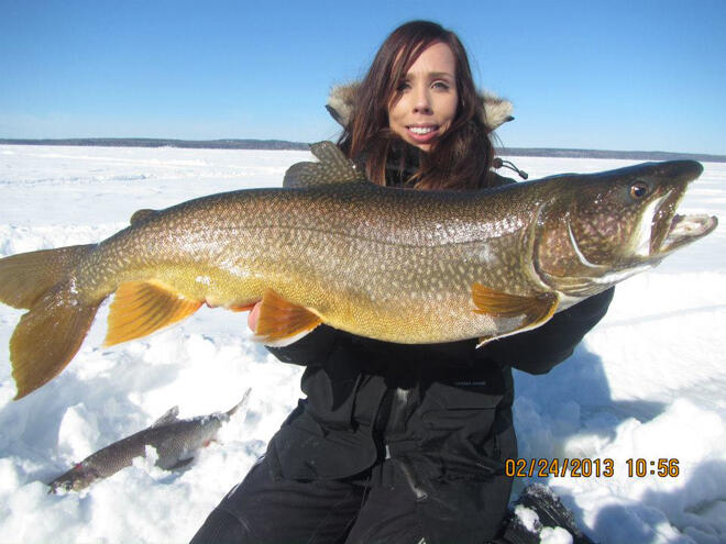 Roberta Lappage thought this was a tiny whitefish!
