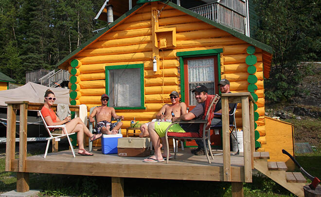 Feel relaxed and right at home at your cabin.