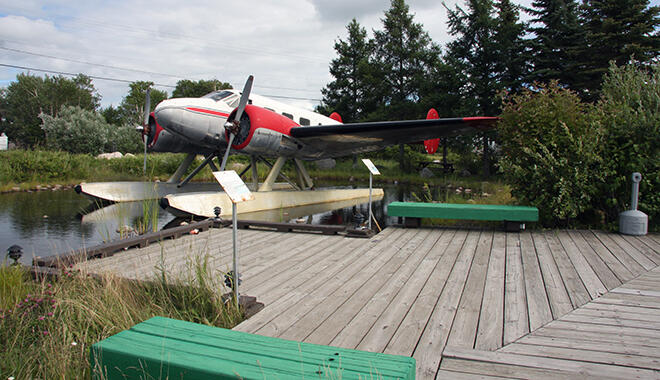 Stop by to see this Beech 18 along the trans Canada Highway in Ignace