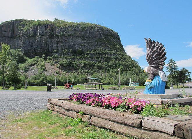 Mount McKay eagle statue