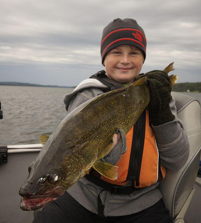 Cold water can mean big walleye