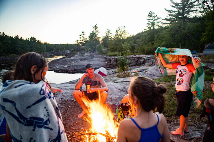 Backcountry camping along the French River is perfect for adventurers looking for a multi-day trip. Discover the very best campsites when you go with a guide.