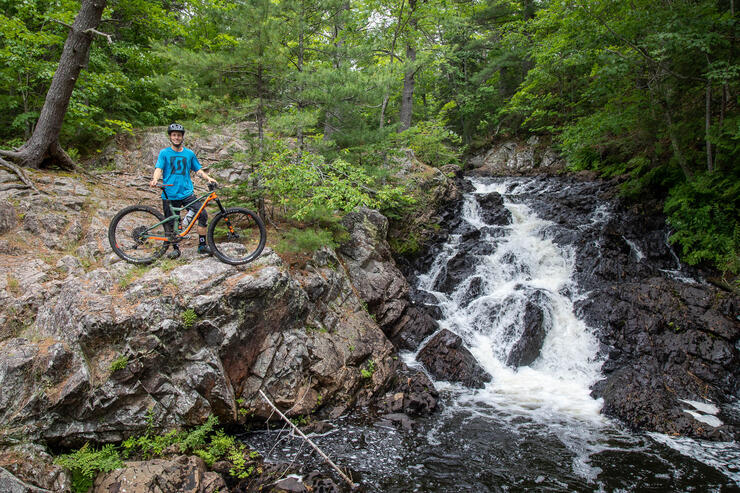 mountain-bike-waterfall