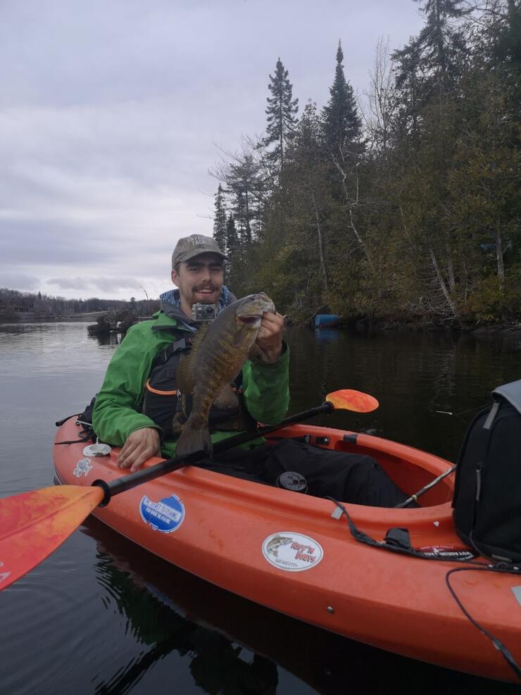 Kayak Fishing in Sudbury