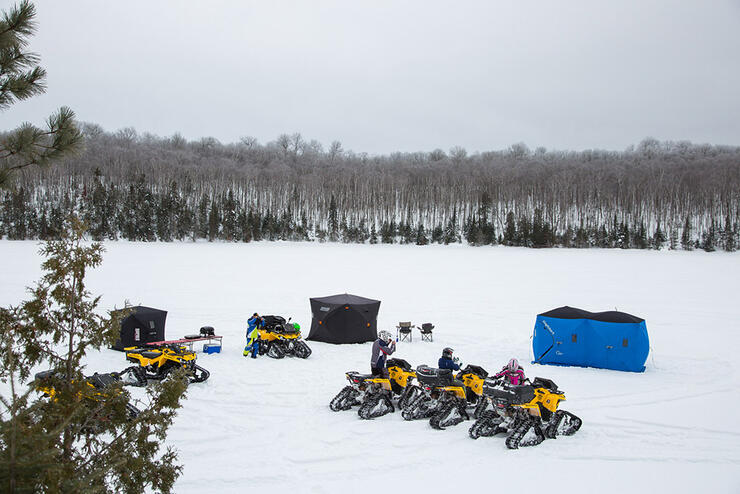 Ice Shack Setup