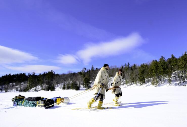 How to stay warm winter camping