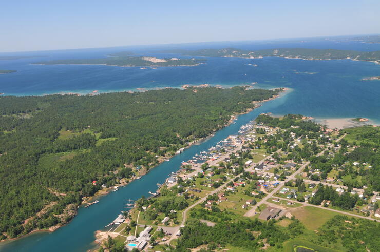 Ariel view of Killarney