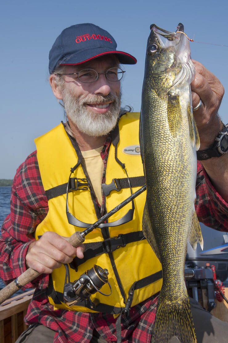 Angling the Waters of Nagagami Lake at Timberwolf Lodge