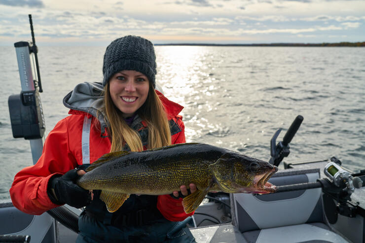 Big Water Fall Walleye  Northern Ontario Travel