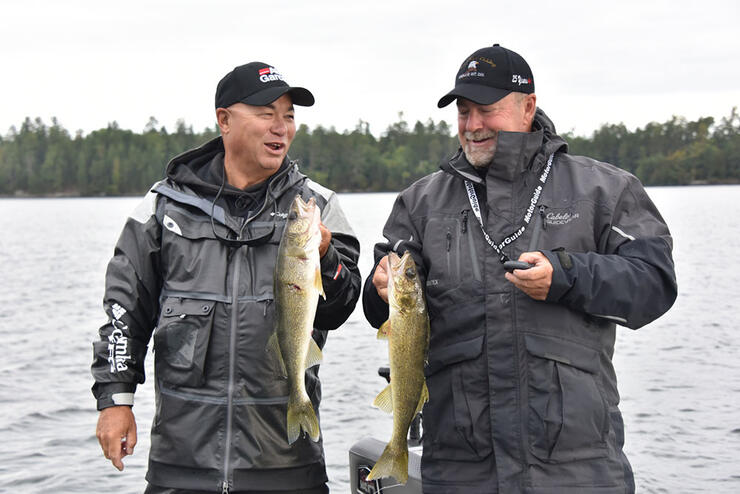 Walleye fishing at Vermilion Bay Lodge