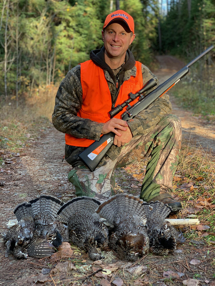 Kevin with birds