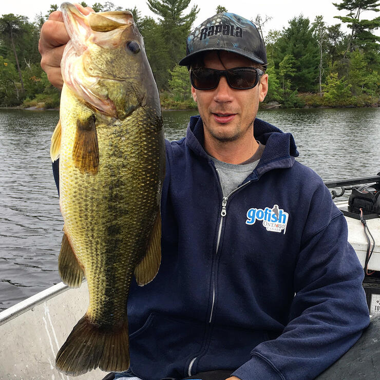 angler holding fish