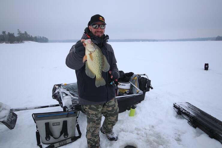 Ice-out Fishing Action in Sunset Country