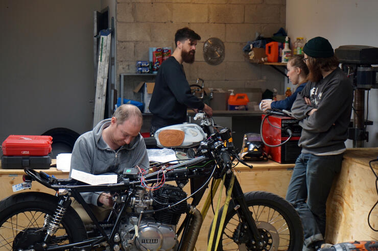 Moto Revere DIY Motorcycle Garage in Toronto