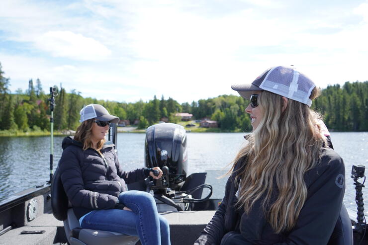 Women-only fishing in Ontario
