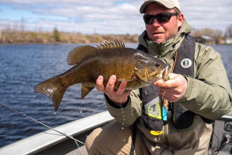 Q275 - Rainy Lake South Fishing Wall Map