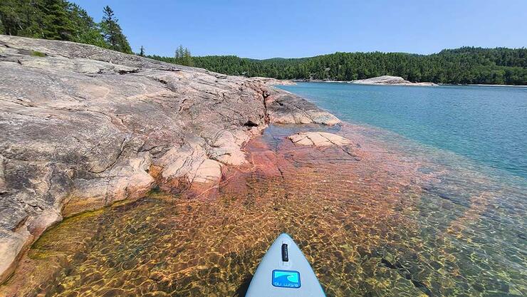 SUP lake superior provincial park