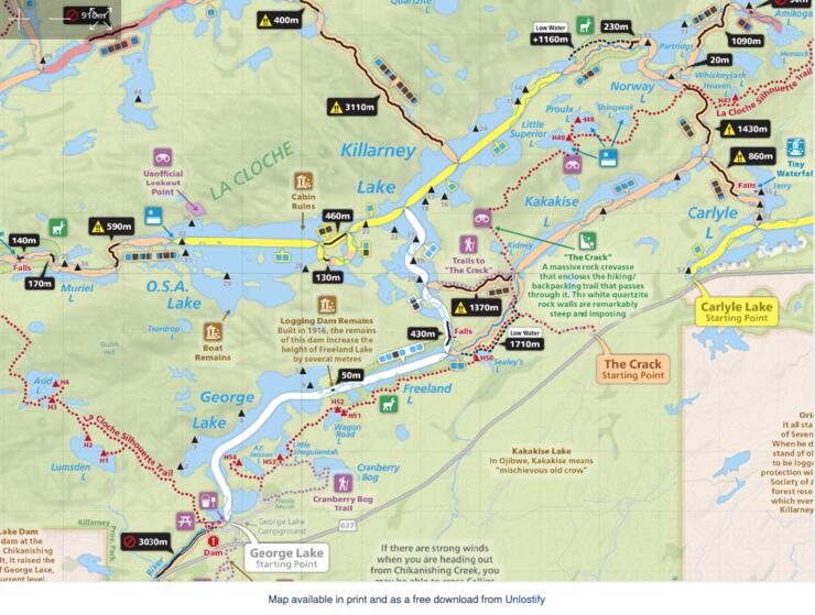 Digital map of Killarney