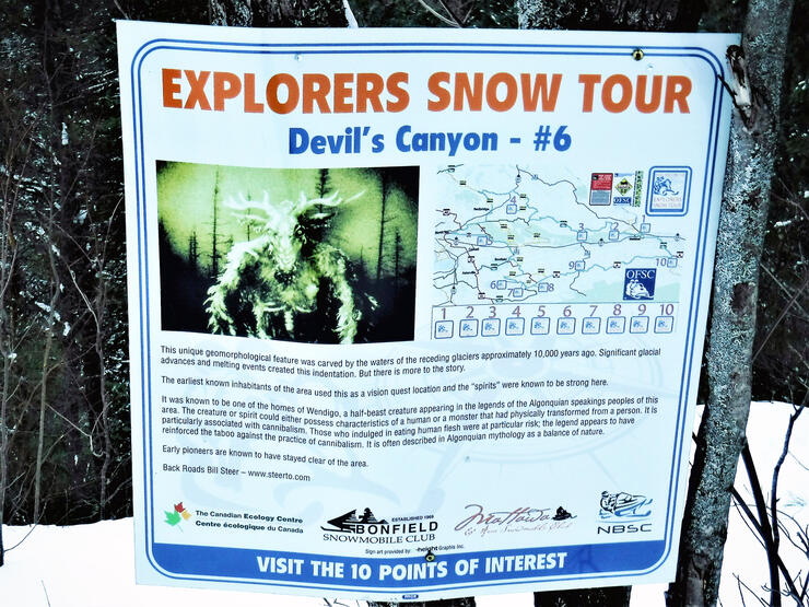 OFSC Tour Loop - The Explorers Snow Tour - Devil's Canyon
