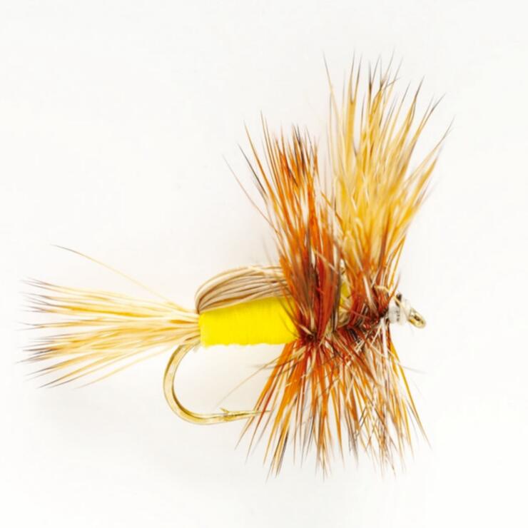 Feeder Creek Adams Dry Fly Pattern, Famous Attractor Pattern, Fly