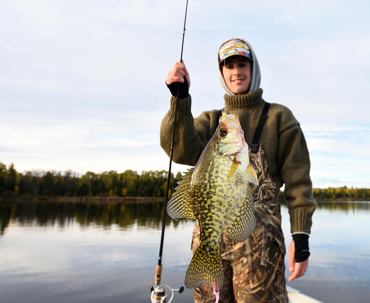 Grandson with Catch