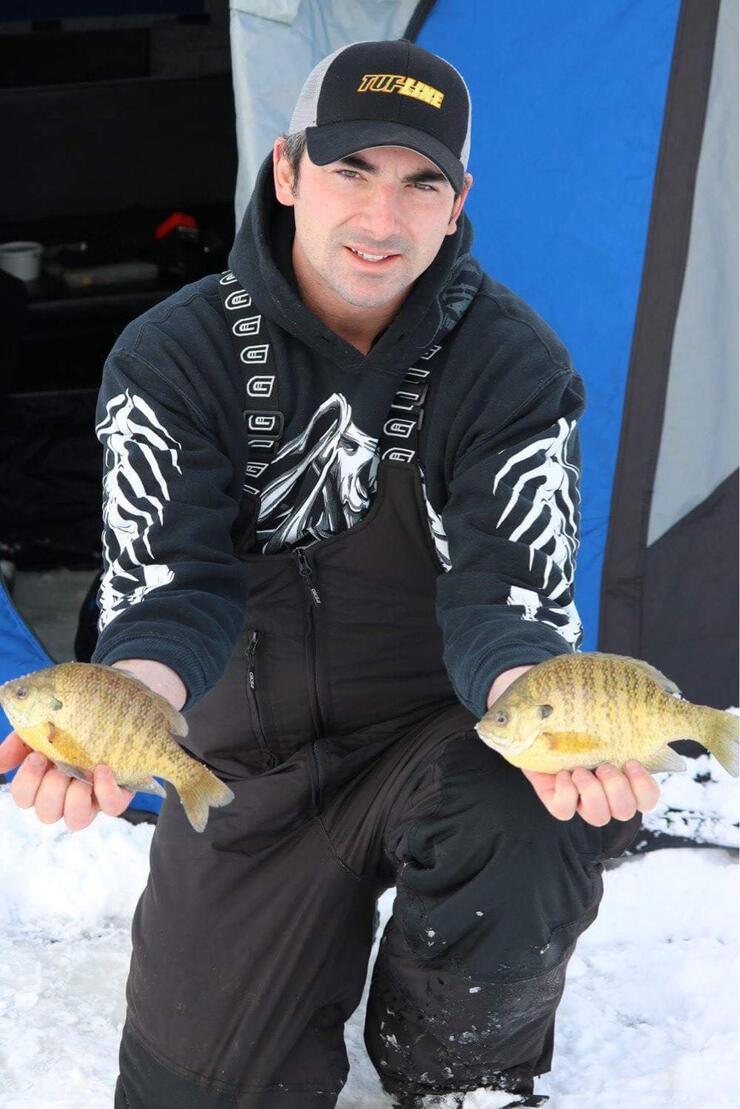 Ice Fishing for Trophy Algoma Bluegills