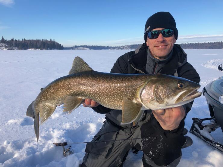 It's the Ling Fling - Target These Aggressive, Powerful Fish on the Ice! -  Northeastern Ontario Canada