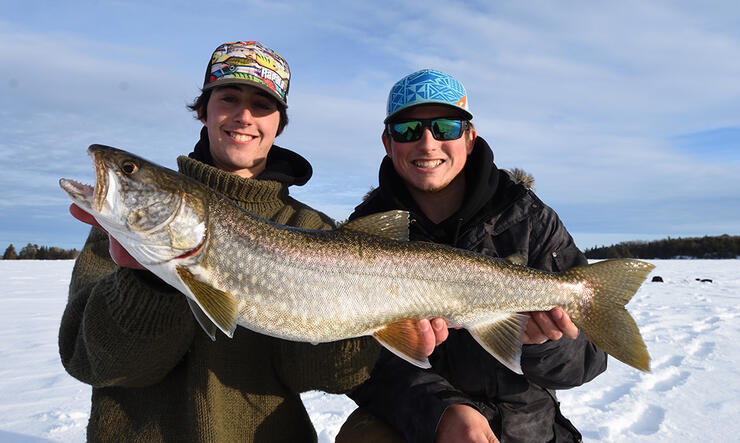 Ice Fishing Techniques for Bulging Brown Trout - In-Fisherman