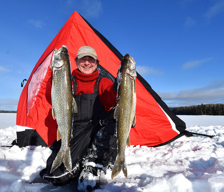 Lake Trout Precision Ice Rod Long - Pokeys Tackle Shop