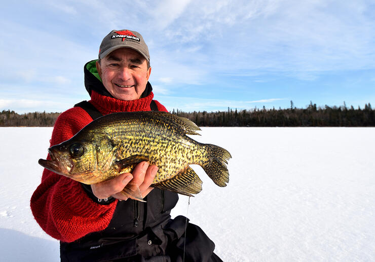 Fishing I'd Rather Be Ice Fishing' Bucket Hat