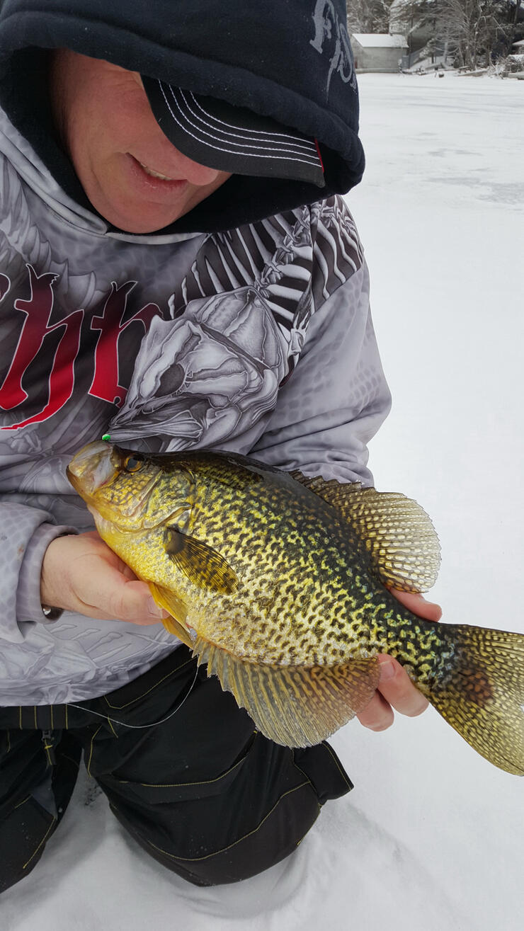 Spring Black Crappie Fishing on the Rideau River, Ottawa