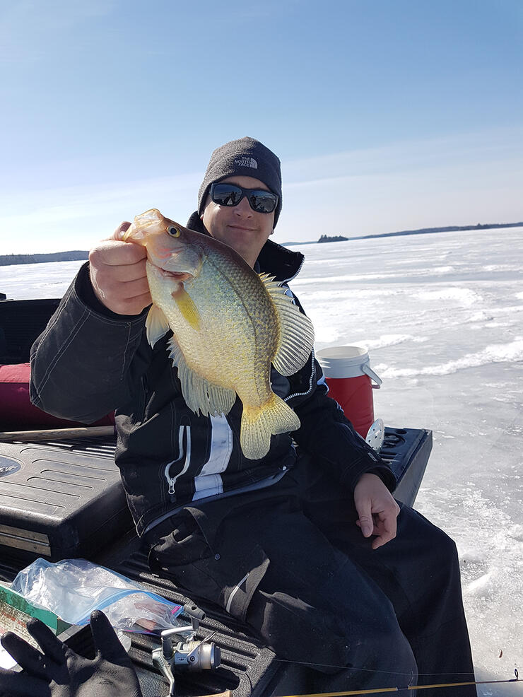 Ice Fishing for Big Ontario Brook Trout 