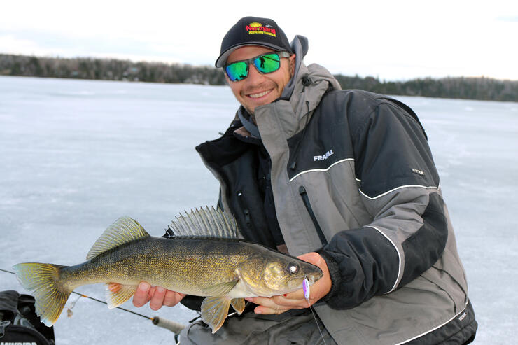 Fishing Late Ice Walleyes