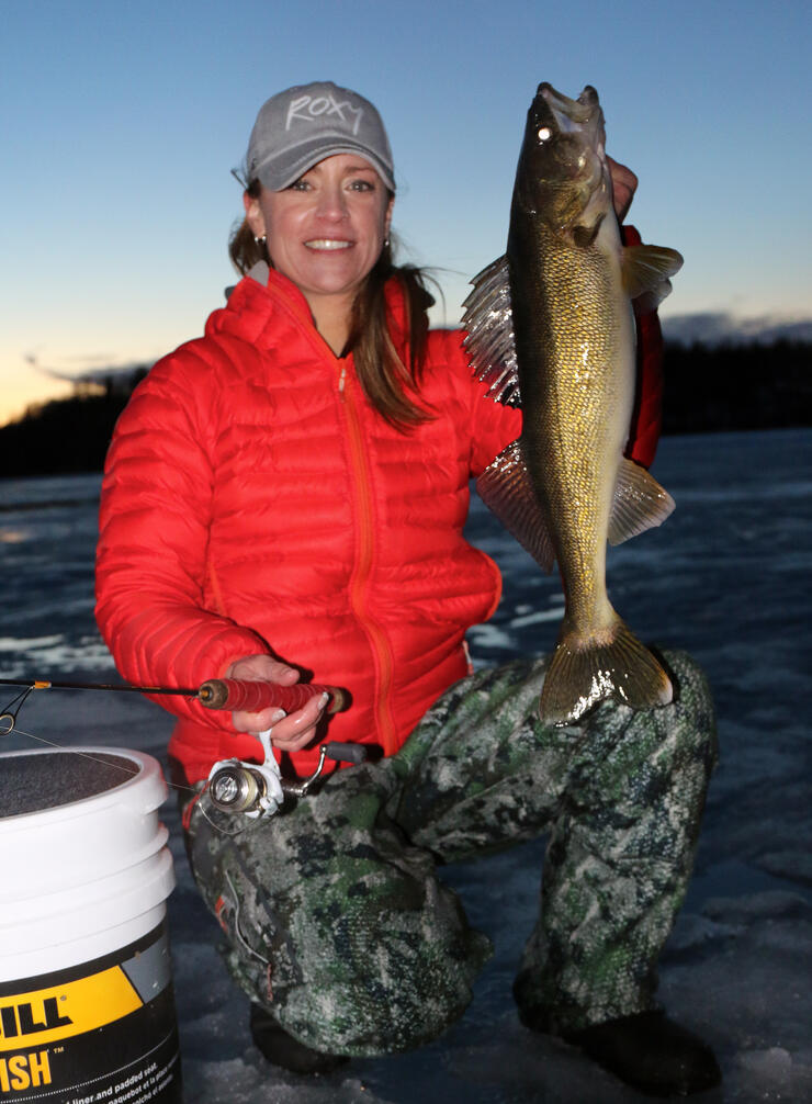 Ice Fishing Inland Trout