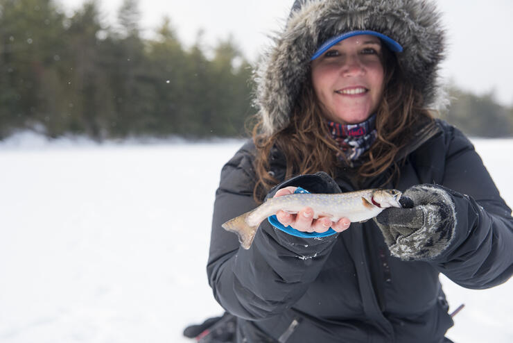 Basic Tactics for Ice Fishing Rainbow Trout - BC Fishn