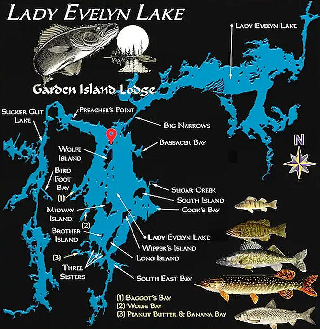 Big Boat Portaging in Northern Ontario: Lady Evelyn Lake