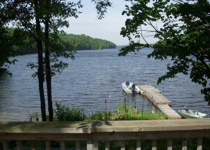 lorimer lake resort deck view