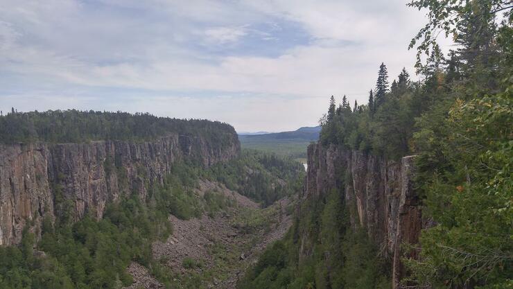 View of Ouimet Canyon