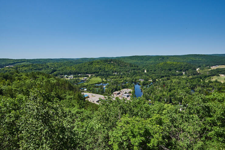 View of the town of Bancroft