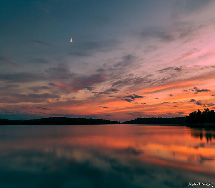 Sunset in Quetico