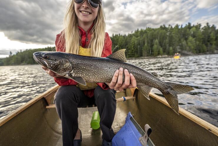 Teaming the depths, Quetico is filled with Lake Trout. Photo: David Jackson