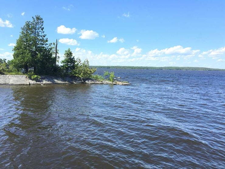 islands in the lake