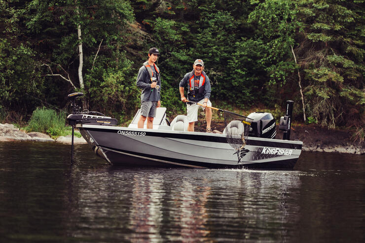 fishing on the lake