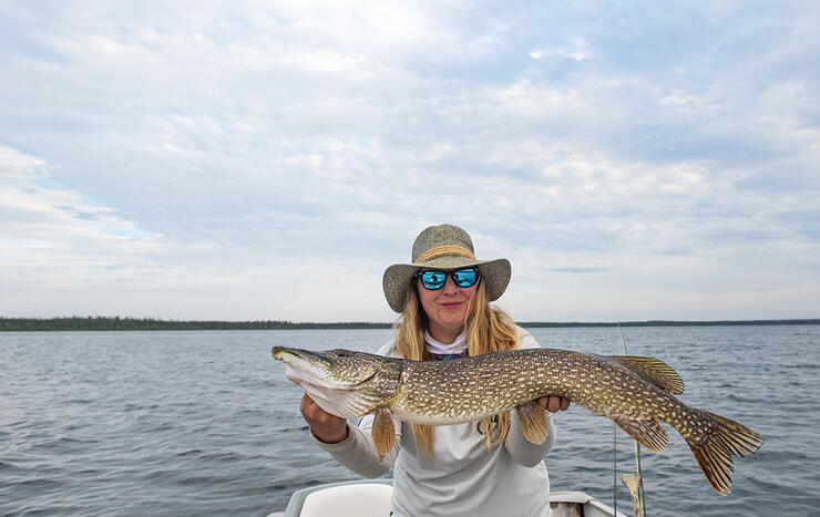 Trolling for trophy Brook Trout, Marmac Lodge, Esnagi Lake, ON Part 4 of 4  