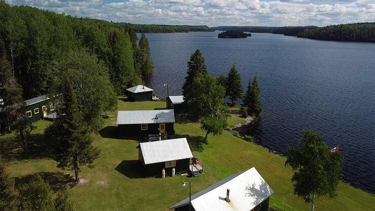 white moose wilderness outpost cabins