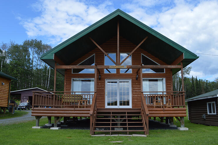 Perch Fishing  Deluxe Camp Cottages - Lake Nipissing Cottages and